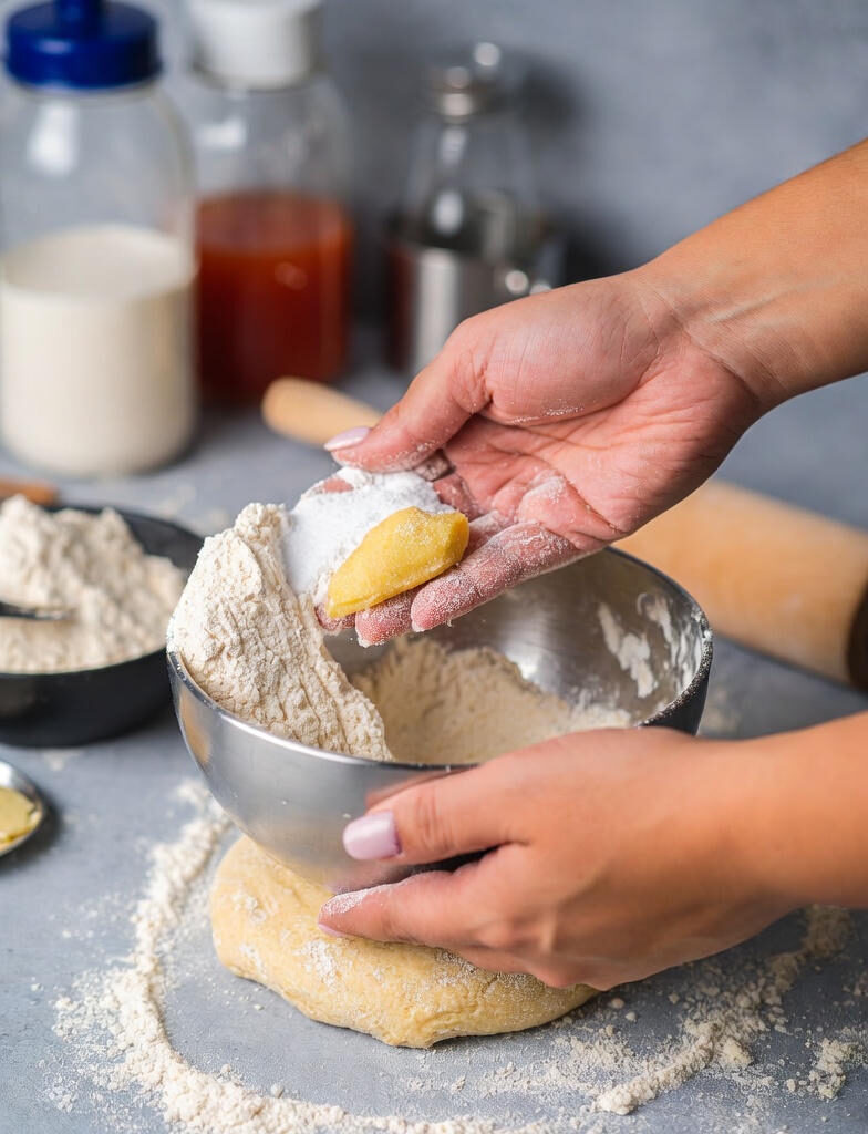 Pastelitos with Chicken and Curtido