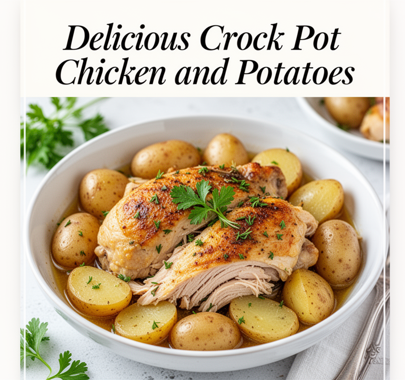 Delicious Crock Pot Chicken and Potatoes