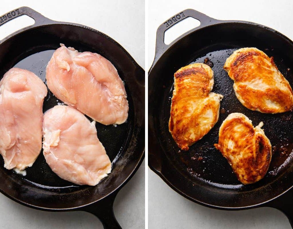 Cast-iron chicken breast recipes