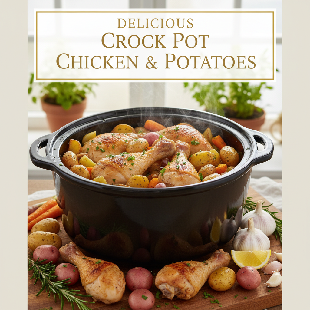 Delicious Crock Pot Chicken and Potatoes