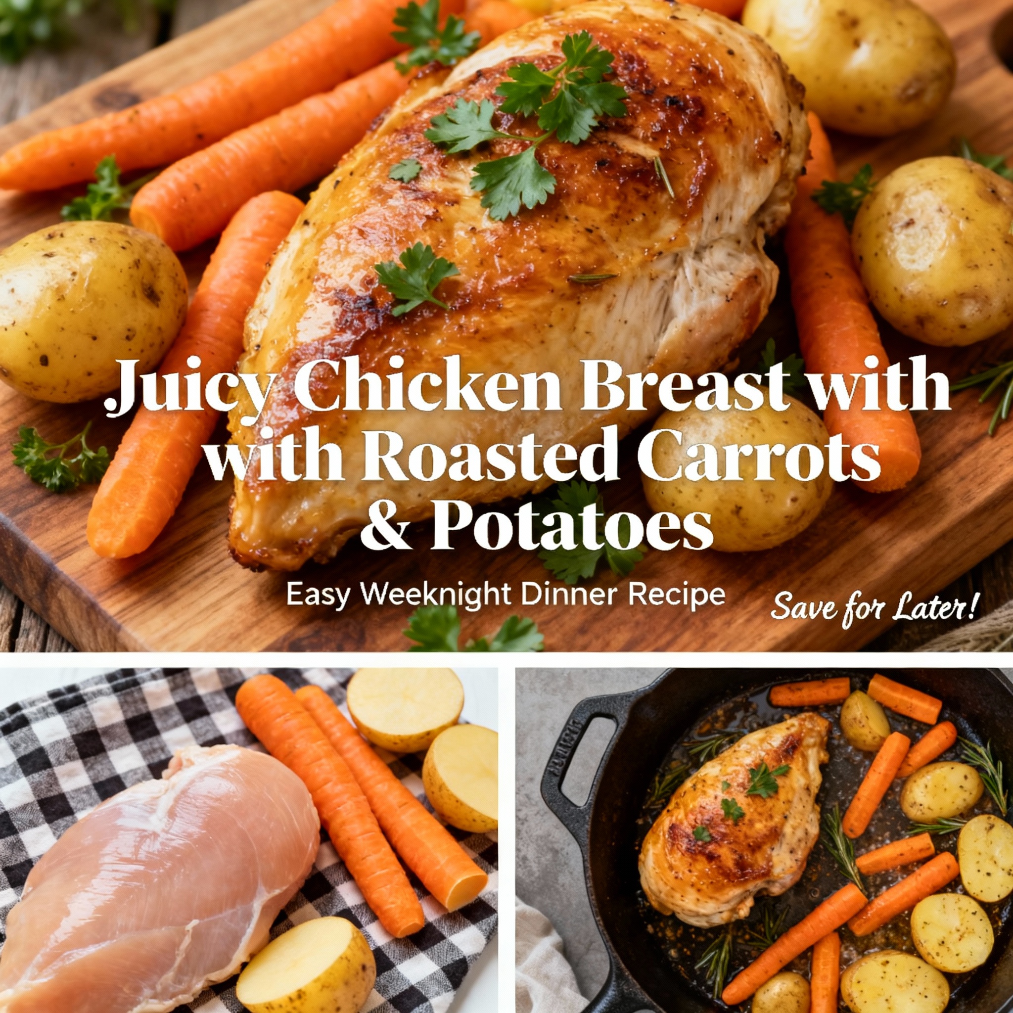 chicken breast recipes carrots potatoes