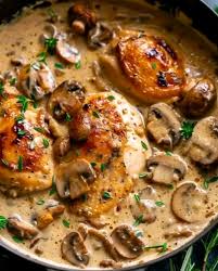 Stove top Chicken Breast with Mushrooms