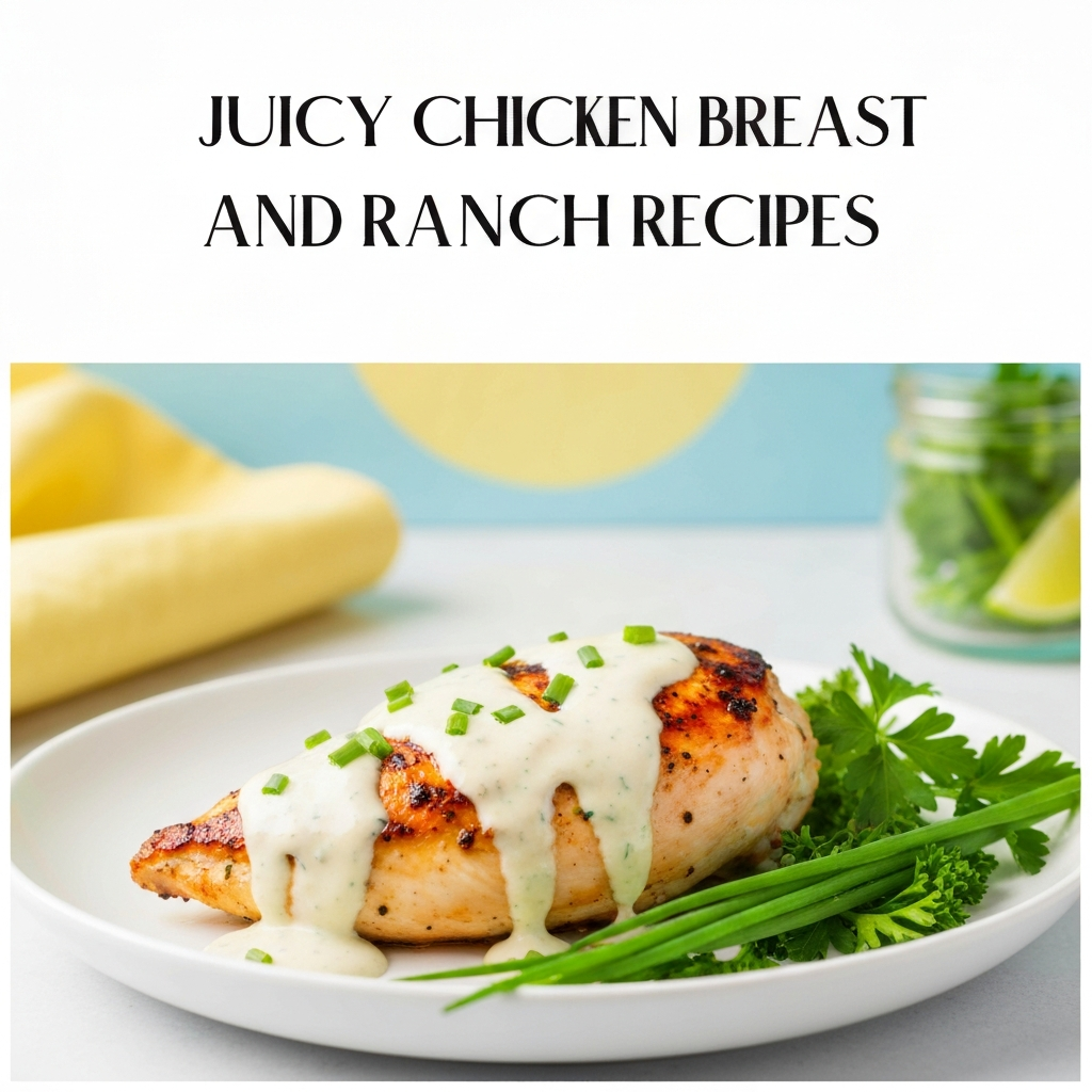 Juicy Chicken Breast and Ranch Recipes
