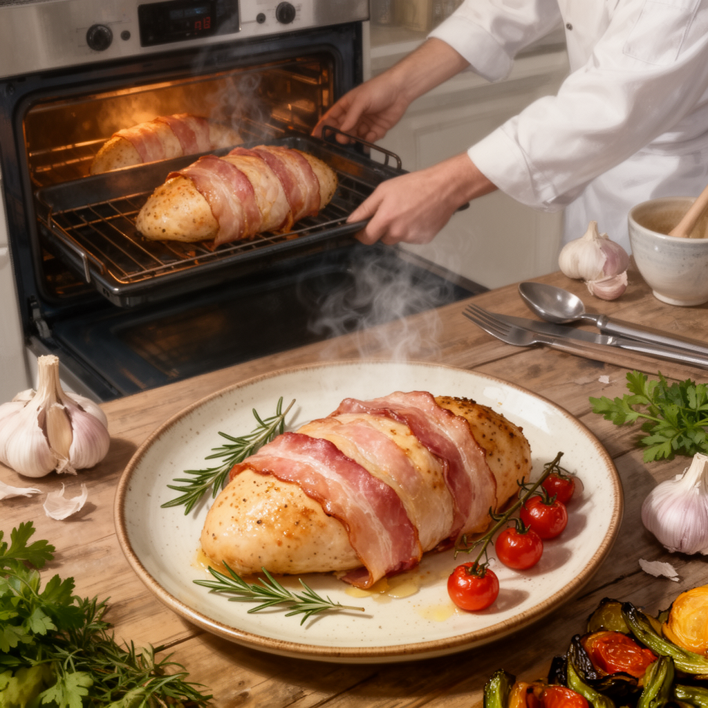 Baked Chicken and Bacon Breast Recipes